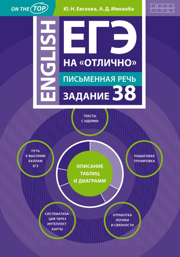 Евсеева Ю. Н., Миканба А. Д. ЕГЭ 2024 на отлично. Письменная речь. Задание 38. Описание таблиц и диаграмм. Учебное пособие. Английский язык